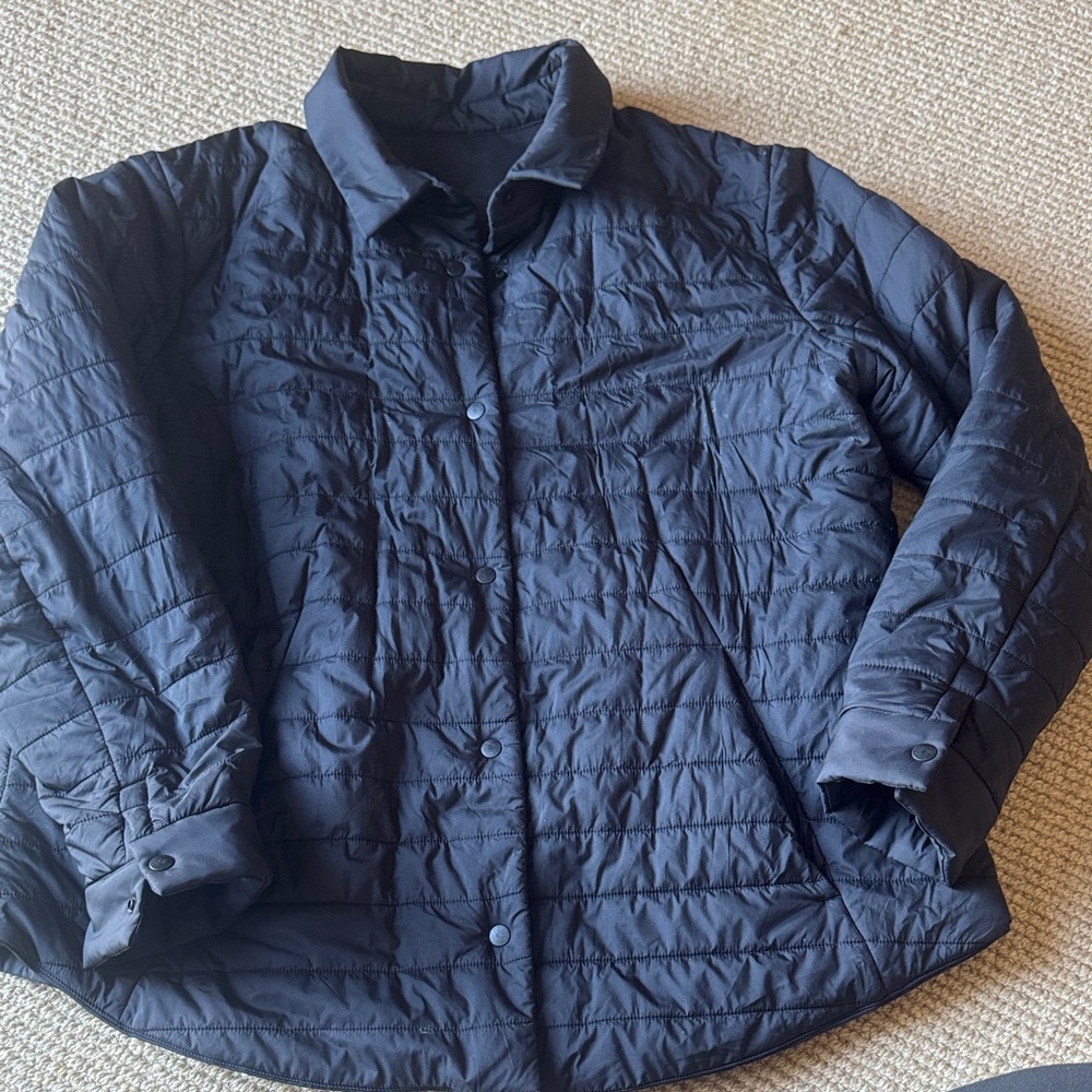 lululemon athletica Quilted Snap-Front Puffer Jacket  - reversible !!!